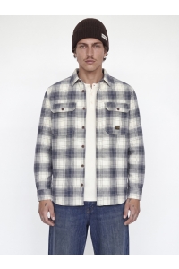 Jack and Jones JPRBLUIVY CHECK L/S OVERSHIRT SN dark navy