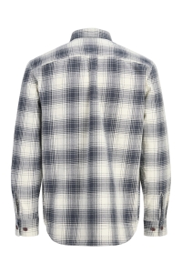 Jack and Jones JPRBLUIVY CHECK L/S OVERSHIRT SN dark navy