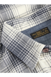 Jack and Jones JPRBLUIVY CHECK L/S OVERSHIRT SN dark navy