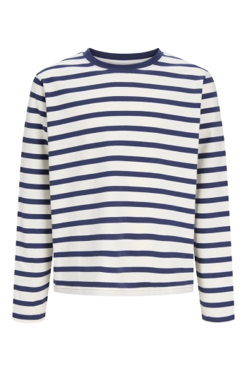 Jack and Jones boys JORNORREBRO STRIPE TEE LS CREW NECK: