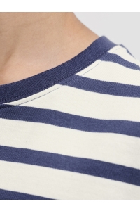 Jack and Jones boys JORNORREBRO STRIPE TEE LS CREW NECK: crown blue