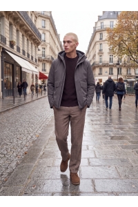 Jack and Jones JPRBLAMOON JACKET AW26 dark grey melange