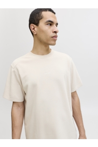 Jack and Jones JCOSPONGYTEE SS CREW NECK SMU moonbeam/set with shorts