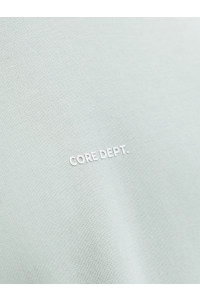 Jack and Jones JCOSPONGYTEE SS CREW NECK SMU aqua gray/set with shorts