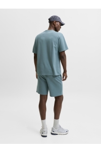 Jack and Jones JCOSPONGYTEE SS CREW NECK SMU north atlantic/set with shorts