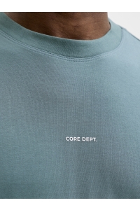 Jack and Jones JCOSPONGYTEE SS CREW NECK SMU north atlantic/set with shorts