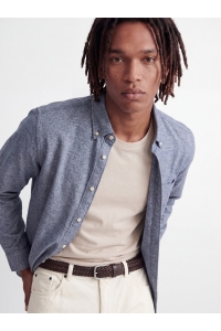 Jack and Jones JPRBLUHARVEY TWILL SOLID L/S SHIRT : dark navy