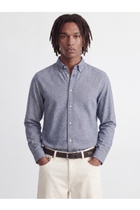 Jack and Jones JPRBLUHARVEY TWILL SOLID L/S SHIRT : dark navy