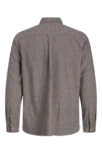 Jack and Jones JPRBLUHARVEY TWILL SOLID L/S SHIRT : hot fudge