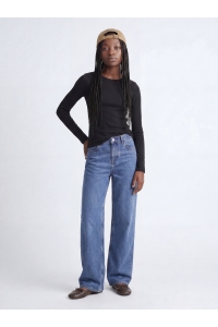 Jack and Jones JXTOKYO WIDE MR6002 DNM GRL BN blue denim/mid blue