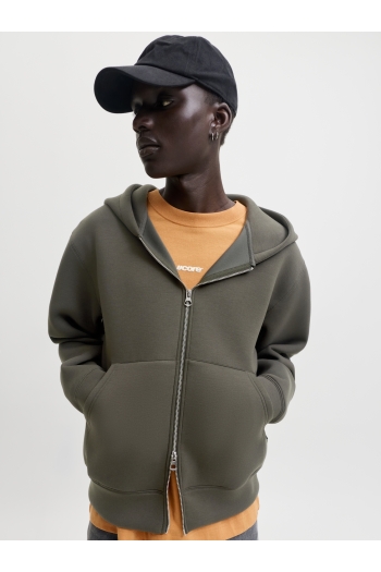 Jack and Jones  JCOLEGACY SWEAT SCUBA ZIP HOOD NOOS