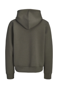 Jack and Jones JCOLEGACY SWEAT SCUBA ZIP HOOD NOOS peat