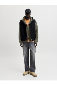 Jack and Jones JCOLEGACY SWEAT SCUBA ZIP HOOD NOOS peat