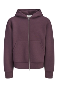 Jack and Jones JCOLEGACY SWEAT SCUBA ZIP HOOD NOOS fudge
