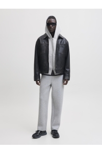 Jack and Jones JCOLEGACY SWEAT SCUBA ZIP HOOD NOOS light grey melange