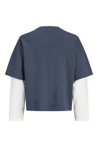 Jack and Jones boys JCOECHO DOUBLE LAYERED SWEAT CN JNR outer space