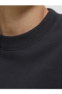 Jack and Jones boys JCOECHO DOUBLE LAYERED SWEAT CN JNR black