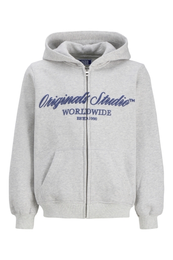 Jack and Jones  JORNORREBRO FRONT SWEAT ZIP HOOD JN: