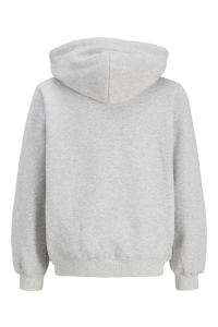 Jack and Jones JORNORREBRO FRONT SWEAT ZIP HOOD JN: white melange