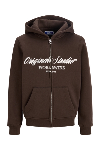 Jack and Jones  JORNORREBRO FRONT SWEAT ZIP HOOD JN: