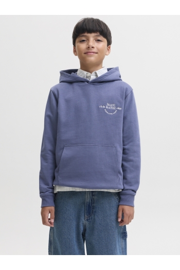 Jack and Jones boys JORCHAMBERI TYPO SWEAT HOOD JNR