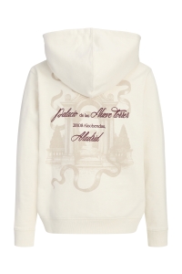Jack and Jones boys JORCHAMBERI TYPO SWEAT HOOD JNR antique white