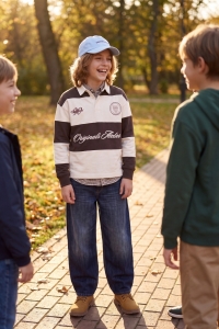 Jack and Jones JORSALAMANCO RUGBY POLO JNR java