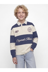 Jack and Jones JORSALAMANCO RUGBY POLO JNR crown blue