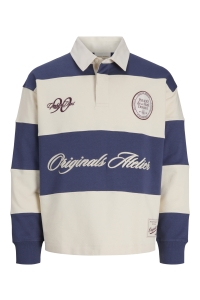 Jack and Jones JORSALAMANCO RUGBY POLO JNR crown blue