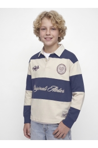 Jack and Jones JORSALAMANCO RUGBY POLO JNR crown blue