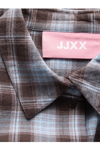 Jack and Jones JXJAMIE CHECK FLANNEL SHIRT WVN SN : skyway/checks