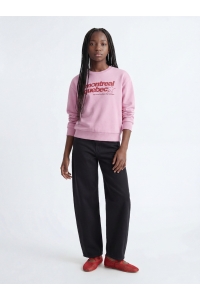 Jack and Jones JXMERLE SHORT LS CREW SWT LN NOOS G: orchid smoke/motreal quebec