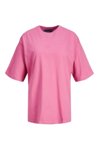 Jack and Jones JXANDREA SS LOGO TEE JRS SN GRL carmine rose/magenta jjxx logo