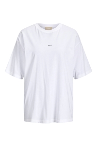 Jack and Jones JXANDREA SS LOGO TEE JRS SN GRL bright white/black jjxx logo