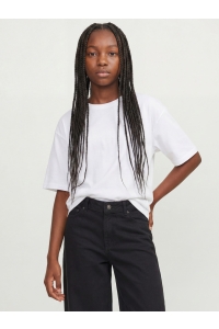 Jack and Jones JXANDREA SS LOGO TEE JRS SN GRL bright white/black jjxx logo