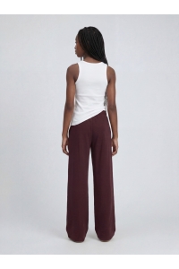 Jack and Jones JXSTUDIO VESTERBRO PANT SWT NOOS GR: winetasting/bright white jjxx st