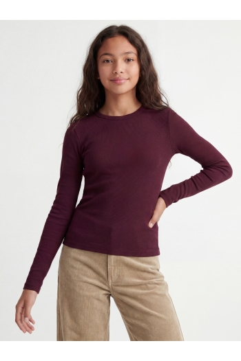 Jack and Jones  JXFREYA STR LS RIB TEE JRS NOOS GRL