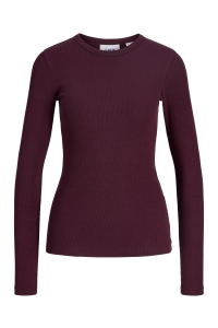 Jack and Jones JXFREYA STR LS RIB TEE JRS NOOS GRL winetasting
