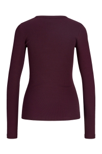 Jack and Jones JXFREYA STR LS RIB TEE JRS NOOS GRL winetasting