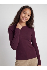 Jack and Jones JXFREYA STR LS RIB TEE JRS NOOS GRL winetasting