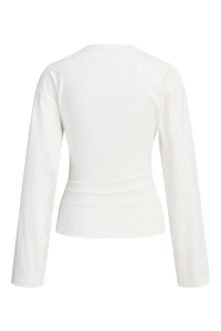 Jack and Jones JXPALOMA STR LS TEE JRS cloud dancer