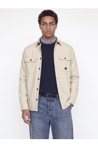 Jack and Jones JPRBLUIVY SOLID L/S OVERSHIRT SN plaza taupe