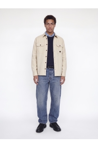 Jack and Jones JPRBLUIVY SOLID L/S OVERSHIRT SN plaza taupe