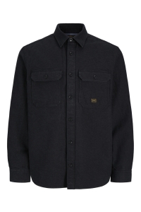 Jack and Jones JPRBLUIVY SOLID L/S OVERSHIRT SN dark grey melange