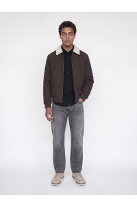 Jack and Jones JPRBLUIVY SOLID L/S OVERSHIRT SN dark grey melange