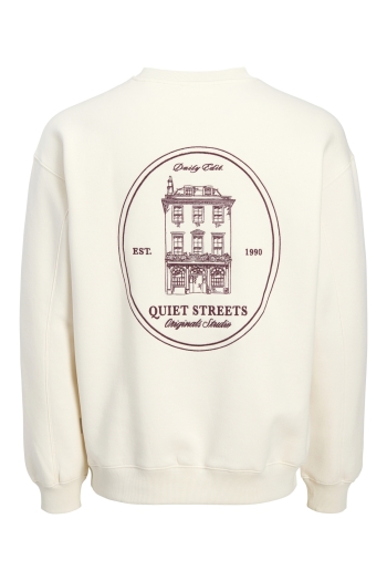 Jack and Jones  JORNORREBRO EMB BACK SWEAT CREW NEC: Heren