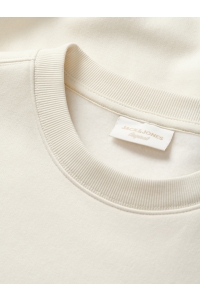 Jack and Jones JORNORREBRO EMB BACK SWEAT CREW NEC: antique white