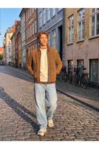 Jack and Jones JORNORREBRO EMB BACK SWEAT CREW NEC: antique white