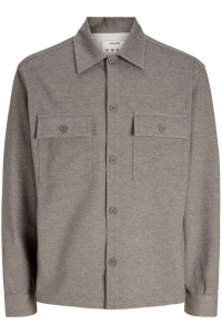 Jack and Jones JCOFUSION WILLIAM MELANGE OVERSHIRT: falcon/melange