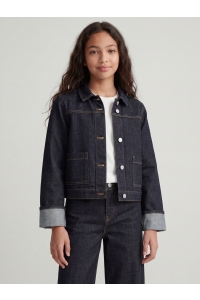Jack and Jones JXVEGA JACKET FOLD UP R269 DNM GRL dark blue denim